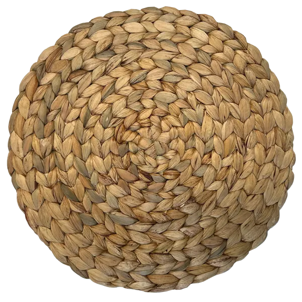 Bajo plato - Mimbre Beige Ensalada